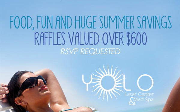 summer survival event featuring skincare, skintyte, massage, skinmedica,botox